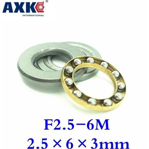2021 Rodamientos Rolamentos Free Shipping 10 Pcs F2.5-6m Thrust Ball Bearing 2.5x6x3 Mm Miniature Plane For 2.5 Shaft 2.5*6*3mm