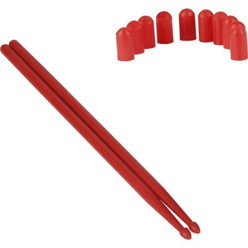 40cm Professional Drum Sticks Set Drumstick Silent Tips Drum Mallet Accessories Musical Instrument Tools