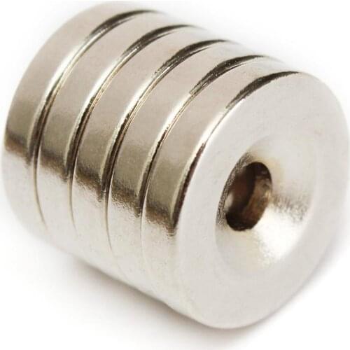 5Pcs 15x3mm N50 Super Strong Round Disc Hole Blocks Rare Earth Neodymium Magnets Fridge Crafts For Acoustic Field Electronics