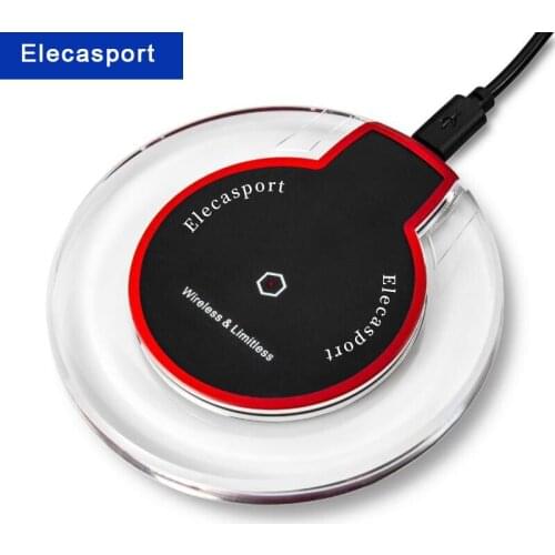 Wireless Charger For Samsung Galaxy S9/S9+ S8 S7 Note 9 S7 Edge USB Qi Charging Pad for iPhone XS Max XR X 8 Plus