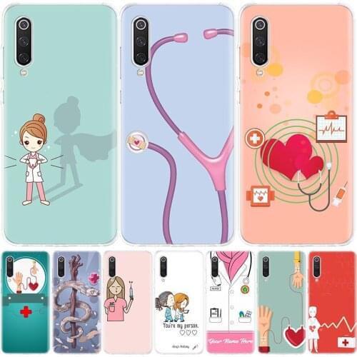Nurse Medical Medicine cartoon Phone Case for Xiaomi Redmi Note 10 9 9S 8T 8 7 8A 7 7A 6 6A 9A 9C S2 K20 K30 Pro Fashion Cover C