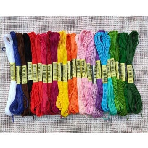 Oneroom 5 pieces Wholesale cross stitch threads,Cotton thread, cross stitch embroidery thread, Custom special color