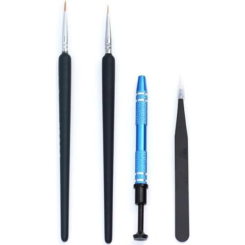 Used for customizing MX mechanical keyboard shaft lubrication tool lubricating brush metal shaft clamp tweezers series