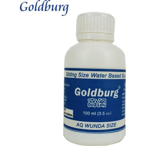 Metal Leaf Gilding Adhesive- Gilding glue for leaf foil - 100ml Water- based environmental glue apply to all leaves foil