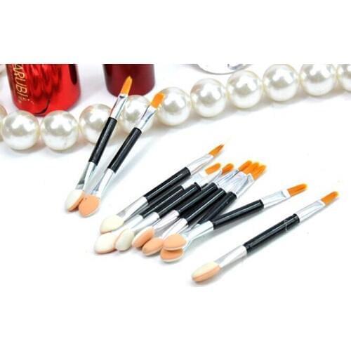 Best hot Sale Disposable Makeup Tool 10000PCS Eyeshadow Sponge Lip Brush Applicator Double-Ended