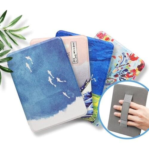 2020 Magnetic Hand Strap Smart Cover For Kindle 10th 2019 Released J9G29R Case Funda Paperwhite 4 10th Generation PQ94WIF 2018
