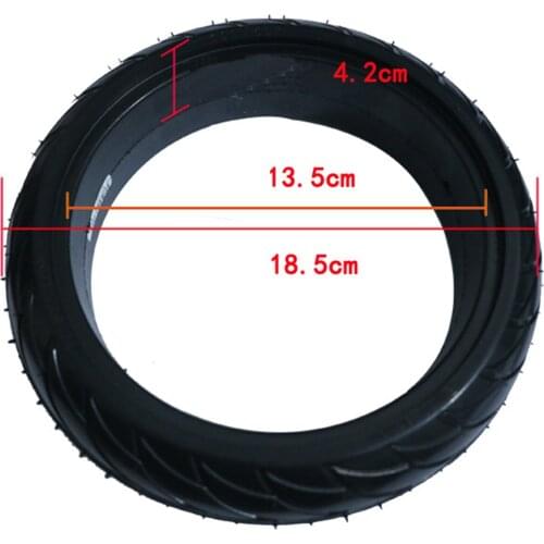 Ninebot ES1 Electric Scooter Solid Tire Tubeless 8*2.125 Inflation Free Anti-Skip Shock Absoption Tyre for ES1 Skateboard Parts