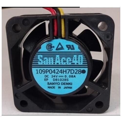 New original SanAce40 0.08A 109P0424H7D28 4015 inverter fan