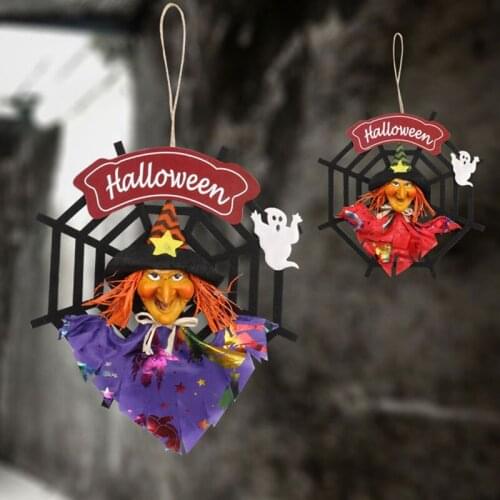 Halloween Spider Pendant Witch Bar Mall Decoration Halloween Decorations Door Hanger Decoraciónдекор Для Дома Декор