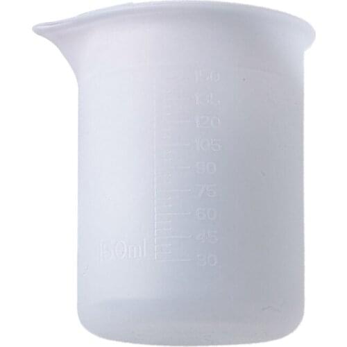 150ML Silicone Measuring Cup Handmade DIY Crystal Epoxy Jewelry Making Tools Glue Resin Mixed Measure Gadgets Accessory W0YA