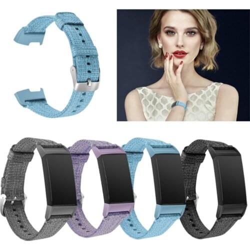 Sport Loop Wrist Band Strap ForFitbit Charge 3 Replacement Soft Nylon Sport Wtach Fashion Smart watch accessories