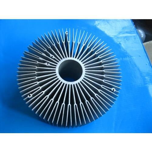 Diameter 180mm,Hollow 41MM,High 50mm CoolerLED luminaire for industrial use/High shed light radiator Sunflower aluminum radiator