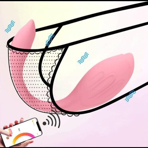 Wireless Remote APP Vibrator Vagina Ball Vibrator for Women Swan G-spot Clit Stimulator Wearing Vibrating Sex Egg