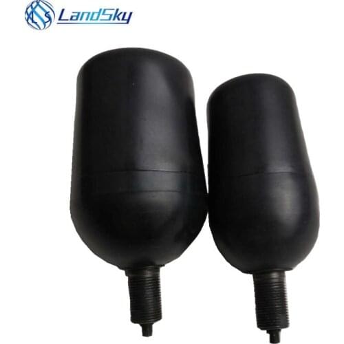 Hot rubber NBR high hydraulic accumulator checking bladder pressure inflatable bladder 1.25 liter D=91MM L=147MM