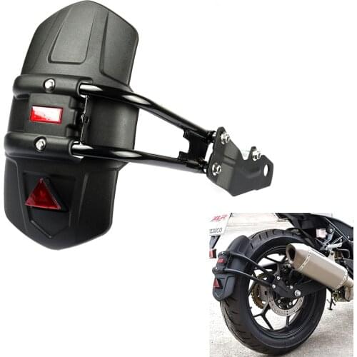 Motorcycle Rear Fender Mudguard License plate Light Holder Support with For Kawasaki Z400 2017 2018 2019