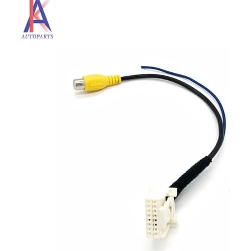 Rear View Camera Cable Adapter Wire Harness For Hyundai Elantra Avante Santa Video Input Plug 16 Pin Interface