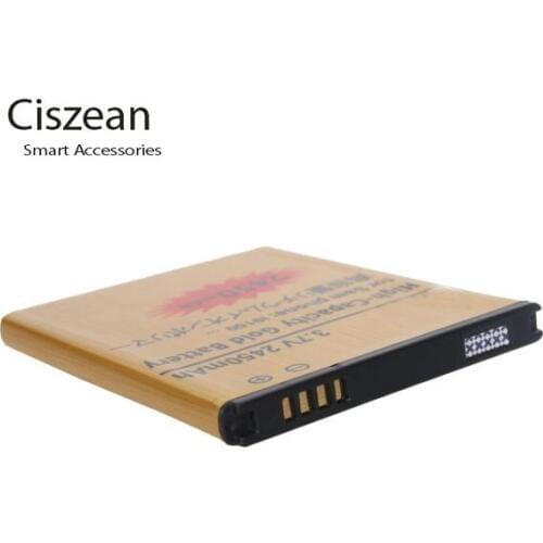 10pcs/lot 2450mAh EB-F1A2GBU / EBF1A2GBU Gold Replacement Battery For Samsung Galaxy S II S2 I9100 I9103 i9050 B9062 I9108 M340S