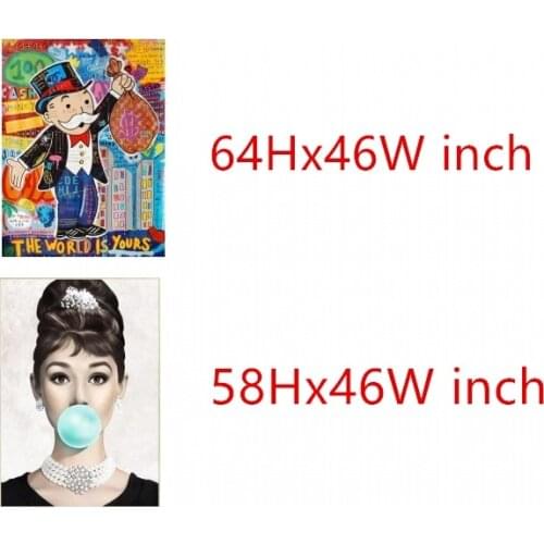 2 pcs Customed Canvas Posters Wall Art Pictures for Home living Room Decor No Frame