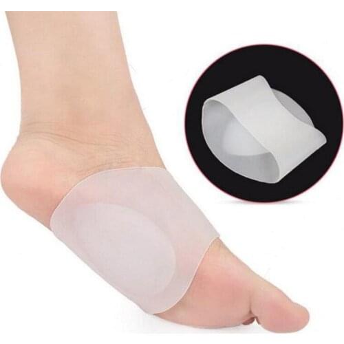 2PCS Silicone Gel Arch Support Soft Insoles Pad Pain Relief Plantar Fasciitis Massage Protection Flat Feet Orthopedic Corrector