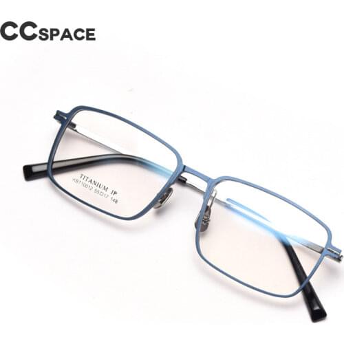 49859 For Men Upscale Aluminum Magnesium Glasses Frames Titanium Leg Fashion Business Computer Eyeglasses
