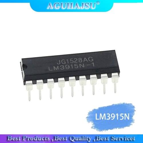 5PCS LM3915N-1 DIP18 LM3915-1 DIP LM3915N LM3915 DIP-18 LED bar graph display driver