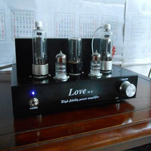 6n2 push 6P13P Class A single-ended tube power amplifier, output power: 5.4w+5.4w, frequency response: 40hz-20khz