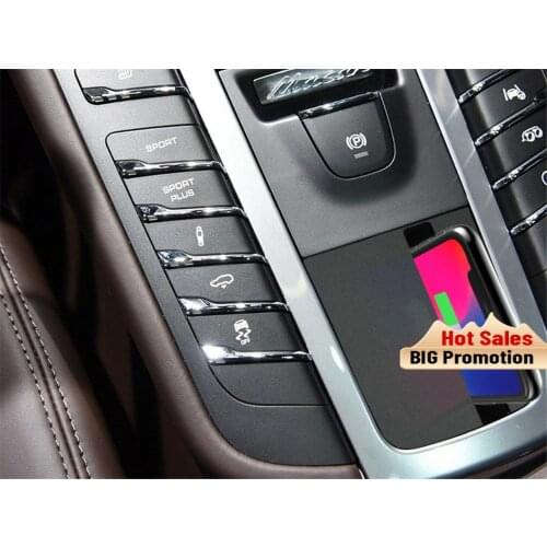 QI car wireless charger for Jaguar XE/XF/XEL/XFL/F-PACE 2017-2019 Intelligent Fast Wireless Charging Car Phone Holder for iphone