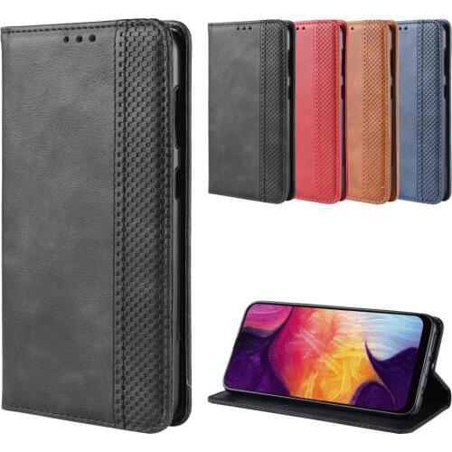 For Samsung Galaxy A50 Case Wallet Flip Style Leather Phone Bakc Cover For Samsung Galaxy A50 A 50 SM-A505F with Photo frame