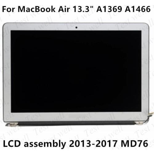 For MacBook Air 13.3" A1369 A1466 Replacement Complete LCD LED screen display 661-7475 EMC 2632 EMC 2925 3178 2013-2017 MD76