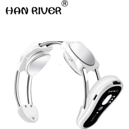 HANRIVER 2018 Wireless body care heating neck massager electric relaxation neck treatment stimulator treatment device