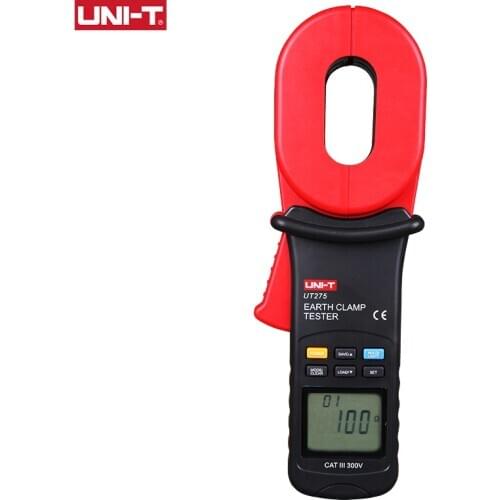 UNI-T UT275 Digital Clamp Earth Ground Tester Resistance Meter 0-1000 Ohm Leakage Current Test Meter