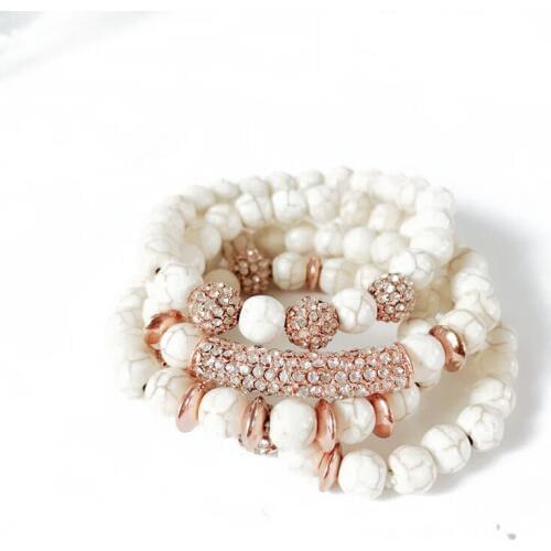 Kawela White Bracelets