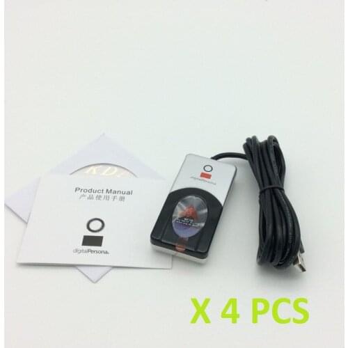 Pack of four u.are.u 4500 fingerprint reader Bio SignURU4500 USB Biometric Reader for Goverment Firm Retail Industry POS System