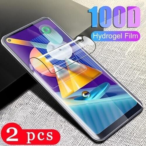 Soft full cover for Samsung Galaxy M51 M40 M31 M30S M30 M21 M20 M11 M10S M10 hydrogel film phone screen protector Not Glass