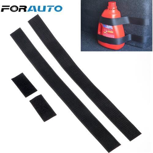 FORAUTO Car Trunk Organizer Fire Extinguisher Mount Straps Black Belt Fixed Sundry Stowing Tidying 60 x 5cm Car-styling