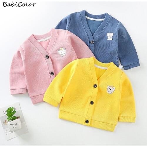 Autumn Baby Girls Boys Sweater Fashion Knitted Cardigan Jacket Coat Newborn Sweater Coat Baby Girls Cardigans Spring Sweaters