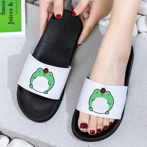 Ladies Slippers Indoor Bathroom Anti-slip Shoes Ladies Soft Slide Thick Platform Sole Sandal Leisure Summer Beach female Slipper