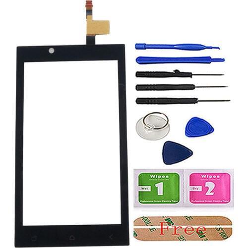 Phone Touch Screen Panel For Micromax S300 Touch Screen Lens Sensor Digitizer Panel Front Glass Mobile 3M Glue Wipes Tools