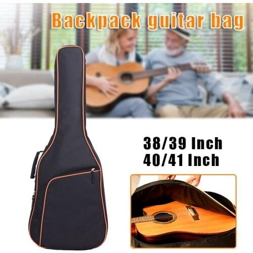 Thickened Guitar Bag Waterproof Large Capacity Guitar Backpack Adjustable Shoulder Strap Guitar Case XR-Hot