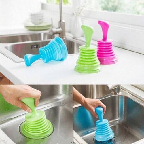 Home Sink Drain Pipeline Dredger Cup Piston Sink Drain Cleaners Suction Toilet Brush Suction Cups Toilet Plunger Pipe-cleaner