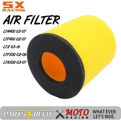Motorcycle High Quality Sponge Air Cleaner Filter Double Layer Foam For Suzuki LTA LTF 400 LTA400 2002-2007 LTZ LTF500 LTA500