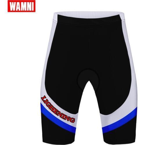 WAMNI 2020 Fashion Cycling Bib Shorts Quick Drying Bike Team Mountain Bike 3D Cycling Ciclismo Wear Breathable Cushion Shorts