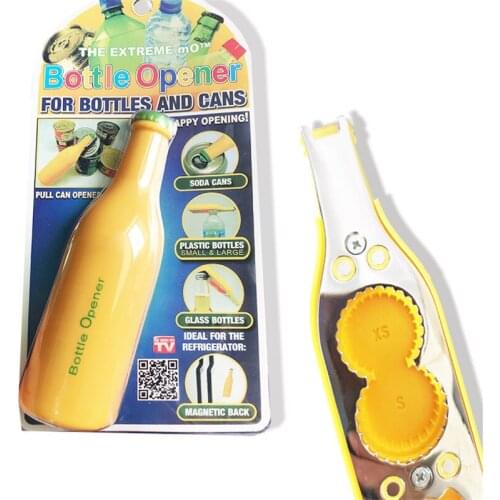 1pc Portable Beer Bottle Opener The Easiest Can Opener Beverage Wine Beer Bottle Openers Wedding Party Gadgets Wholesale