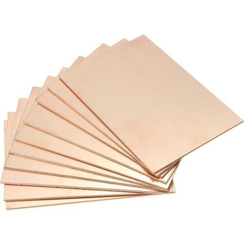 10pcs/lot FR4 PCB Single Side Copper Clad DIY PCB Kit Laminate Circuit Board 70x100x1.5mm Single Clad PCB Board Glass Fiber