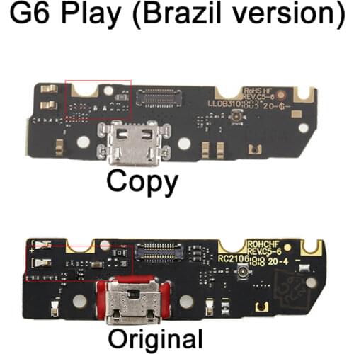 10PCS Dock Connector Charging Charger Port Board For Motorola Moto G6 Play USB Flex Cable