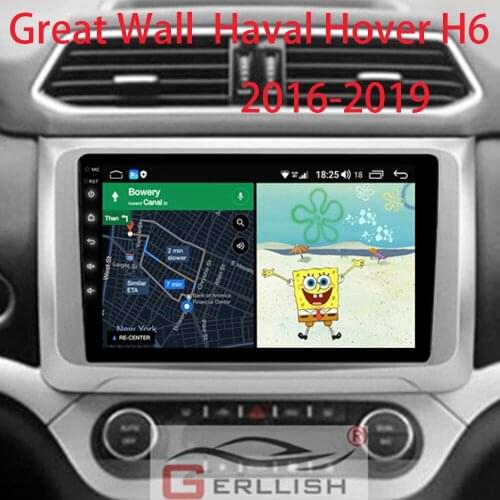 For Great Wall Haval Hover H6 2016-2019 Central Multimidia Android Auto Autoradio Bluetooth Apple Carplay Wireless Car Audio Gps
