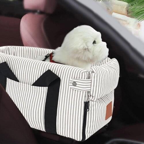 Car Center Console Pet Seat Anti-dirty Pad Dog Kennel Small Pet Central Control Seat Washable Detachable For Travel Pet Supply