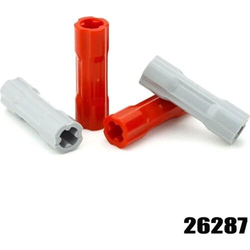 MOC Assembles Particles 26287 1x3 Shaft Connection For Building Blocks Parts DIY Educational Creative Toys