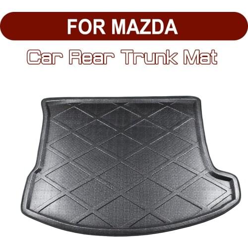 Car Rear Trunk Boot Mat Floor Mats Carpet Anti Mud Cargo Waterproof FOR MAZDA 2 3 5 6 Axela CX-4 CX-5 CX-7 CX-30