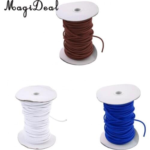 MagiDeal 4mm Heavy Duty Marine Grade Elastic Shock Cord Bungee Rope Tie Down Boat Cover Caravan DIY Craft - Various Length/Color